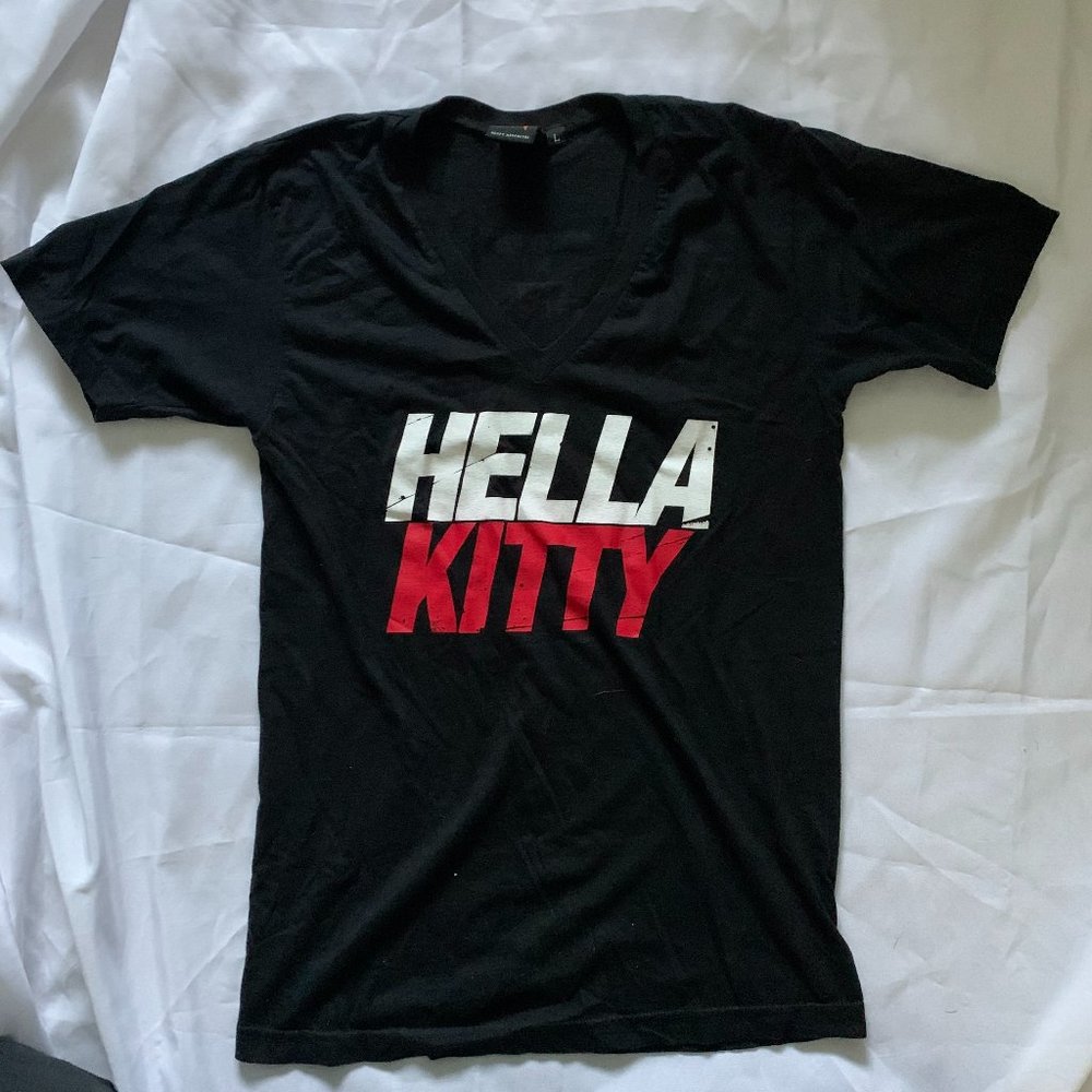 Adapt x Ashley Vee Hella Kitty Black Tshirt
